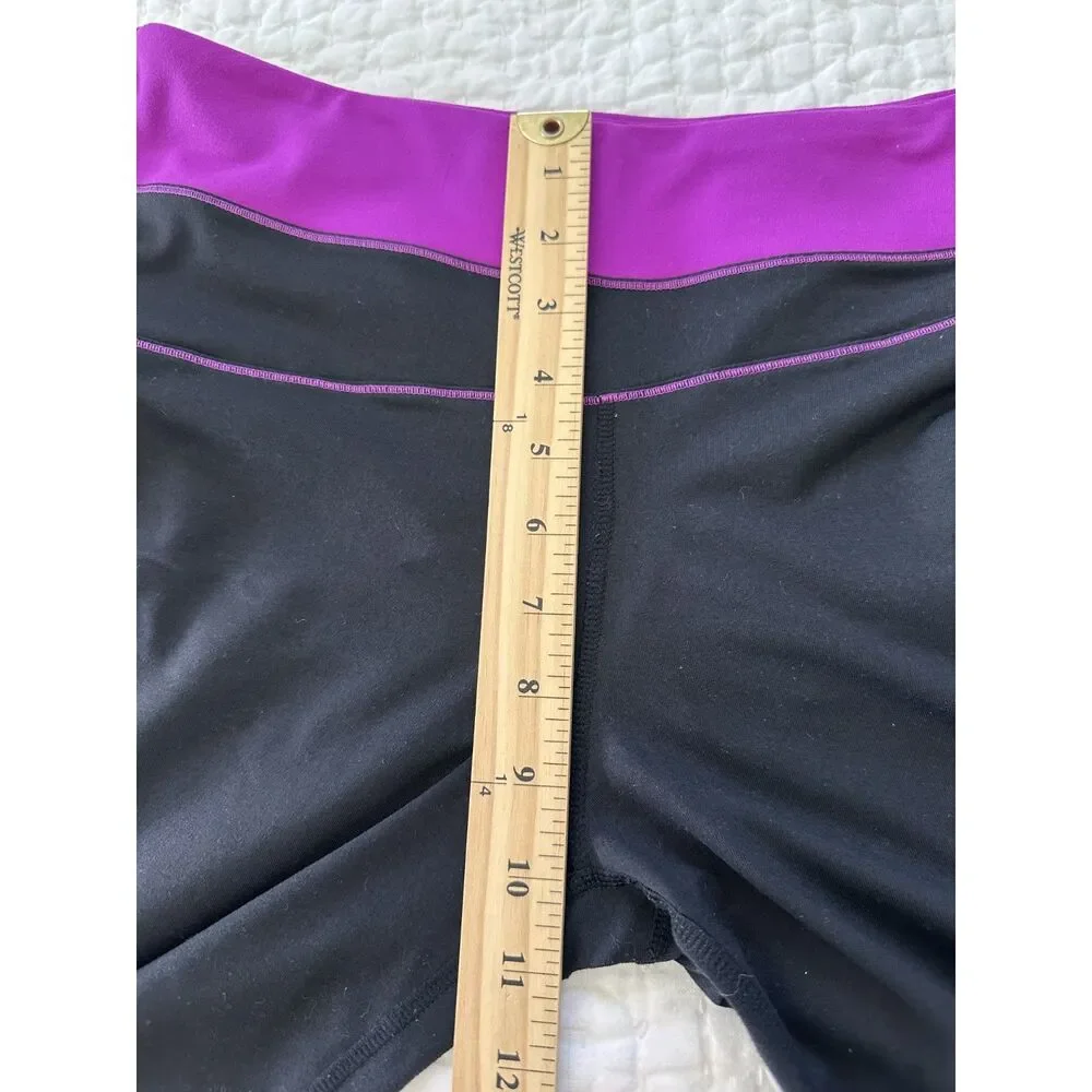 Alo Yoga Flare Leggings Black Magenta Purple High Rise Bootcut Yoga Pants Y2K